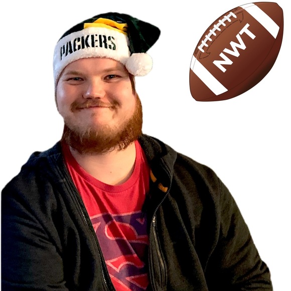 NFL PACKERS SANTA HAT NWT - Picture 3 of 9